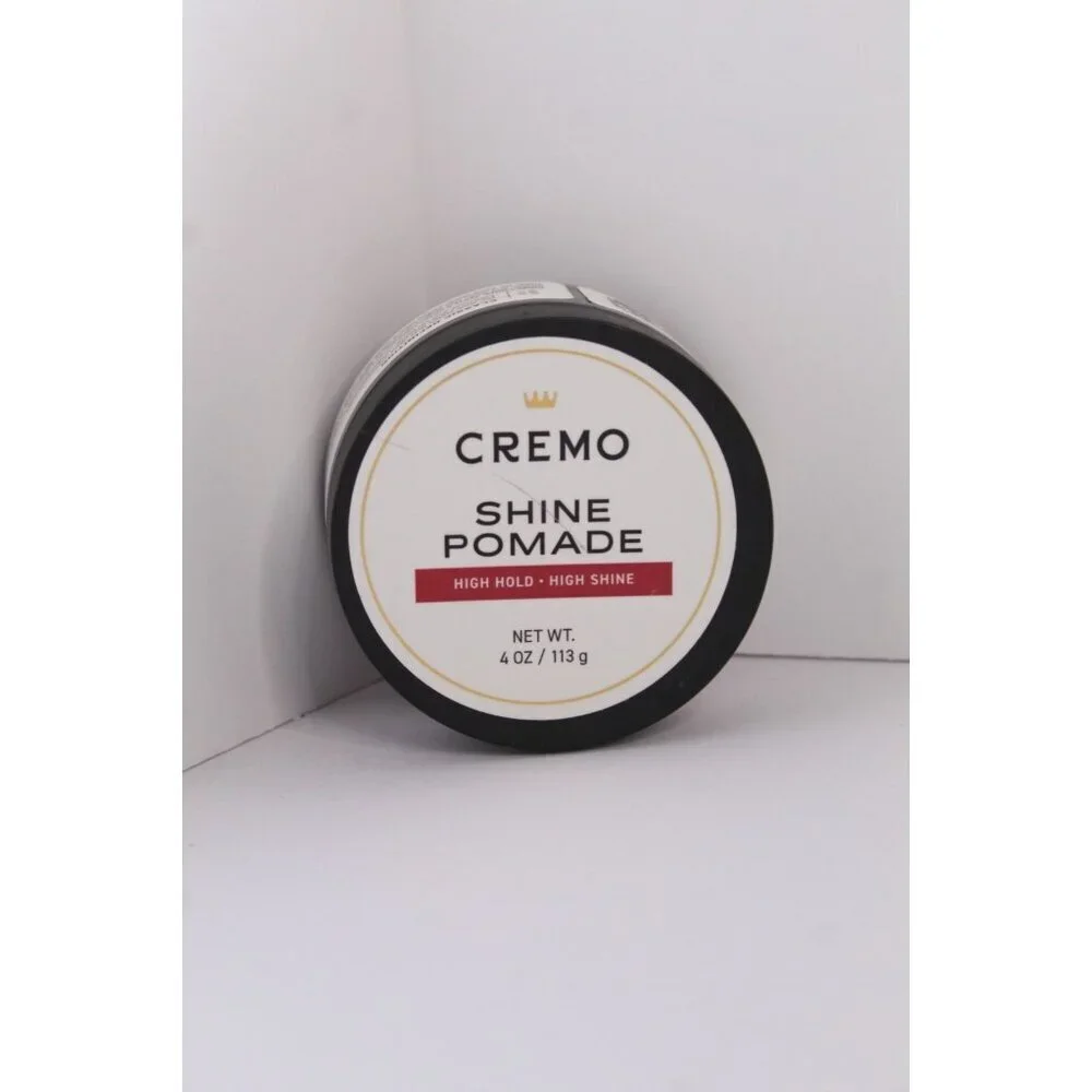 Cremo Shine Pomade High‎ Hold 4 oz. Classic Definition Slick Syles New Unopened